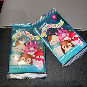 2 packs of Squishmellow Trading cards
